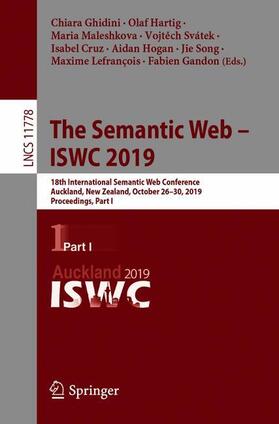 Ghidini / Hartig / Maleshkova |  The Semantic Web - ISWC 2019 | Buch |  Sack Fachmedien