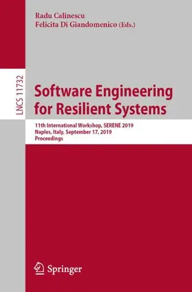 Di Giandomenico / Calinescu | Software Engineering for Resilient Systems | Buch | 978-3-030-30855-1 | sack.de