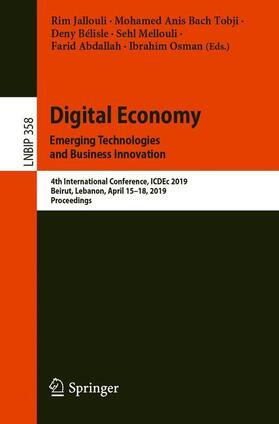 Jallouli / Bach Tobji / Osman |  Digital Economy. Emerging Technologies and Business Innovation | Buch |  Sack Fachmedien