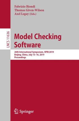 Biondi / Legay / Given-Wilson |  Model Checking Software | Buch |  Sack Fachmedien