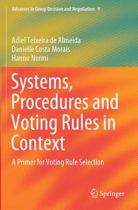 de Almeida / Nurmi / Morais |  Systems, Procedures and Voting Rules in Context | Buch |  Sack Fachmedien