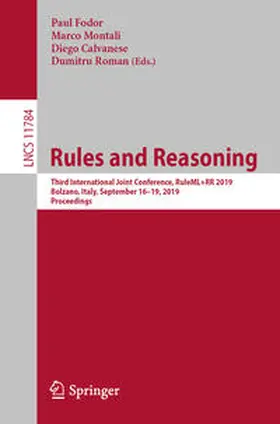 Fodor / Montali / Calvanese |  Rules and Reasoning | eBook | Sack Fachmedien