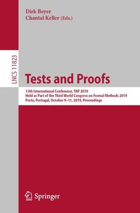Keller / Beyer |  Tests and Proofs | Buch |  Sack Fachmedien