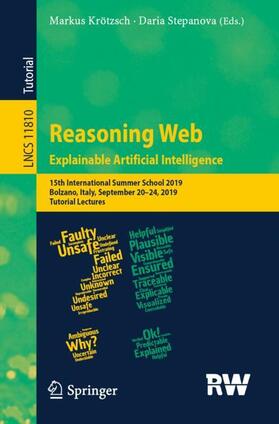 Stepanova / Krötzsch |  Reasoning Web. Explainable Artificial Intelligence | Buch |  Sack Fachmedien