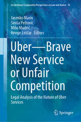 Marin / Petrovic / Petrovic | Uber—Brave New Service or Unfair Competition | E-Book | sack.de