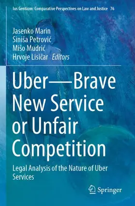 Marin / Lisicar / Petrovic |  Uber¿Brave New Service or Unfair Competition | Buch |  Sack Fachmedien