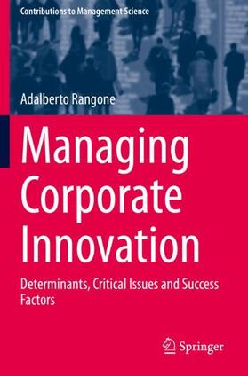 Rangone |  Managing Corporate Innovation | Buch |  Sack Fachmedien