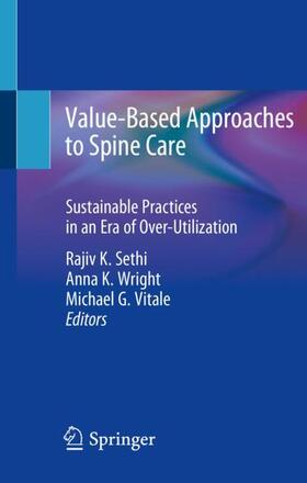 Sethi / Vitale / Wright |  Value-Based Approaches to Spine Care | Buch |  Sack Fachmedien