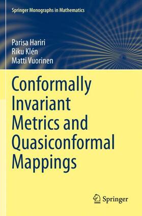 Hariri / Vuorinen / Klén |  Conformally Invariant Metrics and Quasiconformal Mappings | Buch |  Sack Fachmedien
