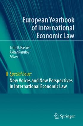 Rasulov / Haskell |  New Voices and New Perspectives in International Economic Law | Buch |  Sack Fachmedien