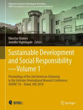 Mateev / Nightingale |  Sustainable Development and Social Responsibility—Volume 1 | eBook | Sack Fachmedien