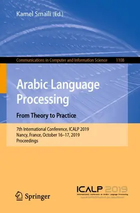 Smaïli |  Arabic Language Processing: From Theory to Practice | Buch |  Sack Fachmedien