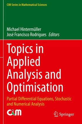 Rodrigues / Hintermüller |  Topics in Applied Analysis and Optimisation | Buch |  Sack Fachmedien