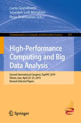 Grandinetti / Mirtaheri / Shahbazian |  High-Performance Computing and Big Data Analysis | eBook | Sack Fachmedien