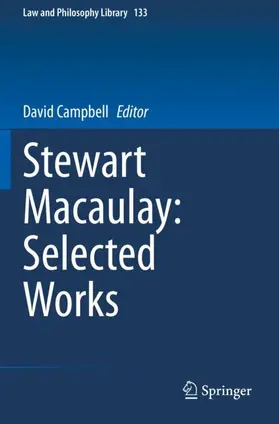 Campbell |  Stewart Macaulay: Selected Works | Buch |  Sack Fachmedien