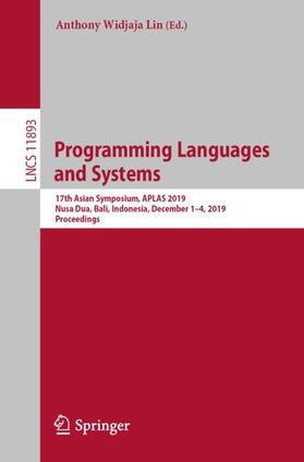 Lin |  Programming Languages and Systems | Buch |  Sack Fachmedien