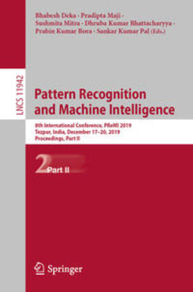 Deka / Maji / Mitra |  Pattern Recognition and Machine Intelligence | eBook | Sack Fachmedien