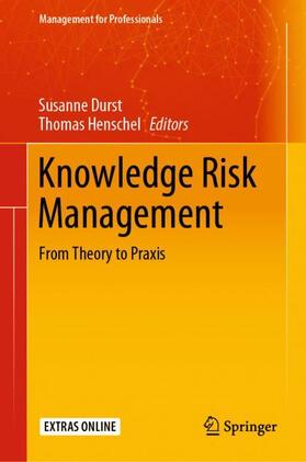 Henschel / Durst | Knowledge Risk Management | Buch | 978-3-030-35120-5 | sack.de