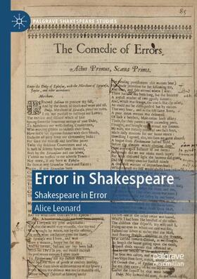 Leonard |  Error in Shakespeare | Buch |  Sack Fachmedien