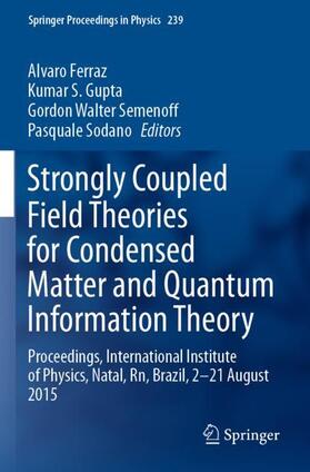 Ferraz / Sodano / Gupta |  Strongly Coupled Field Theories for Condensed Matter and Quantum Information Theory | Buch |  Sack Fachmedien