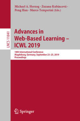 Herzog / Kubincová / Han |  Advances in Web-Based Learning – ICWL 2019 | eBook | Sack Fachmedien