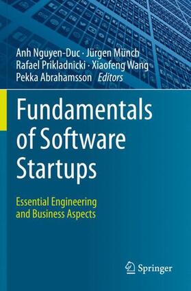 Nguyen-Duc / Münch / Abrahamsson |  Fundamentals of Software Startups | Buch |  Sack Fachmedien