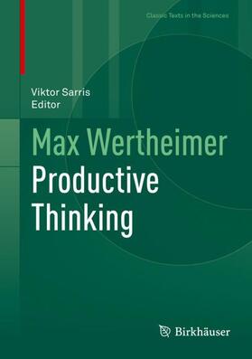 Wertheimer / Sarris |  Max Wertheimer Productive Thinking | Buch |  Sack Fachmedien