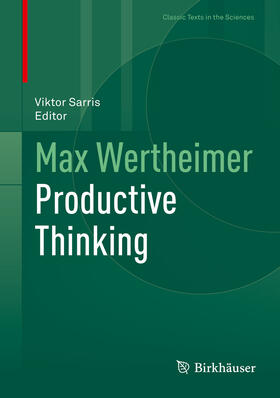 Wertheimer / Sarris |  Max Wertheimer Productive Thinking | eBook | Sack Fachmedien