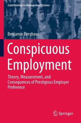 Berghaus | Conspicuous Employment | Buch | 978-3-030-37703-8 | sack.de