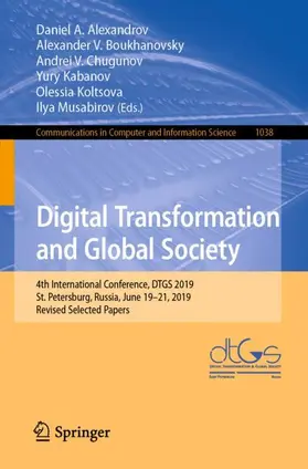 Alexandrov / Boukhanovsky / Musabirov |  Digital Transformation and Global Society | Buch |  Sack Fachmedien