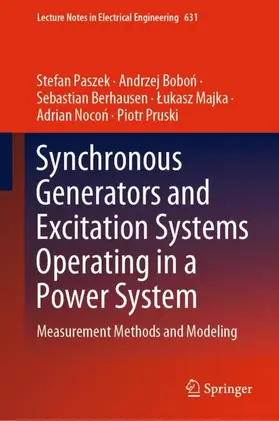 Paszek / Bobon / Bobon |  Synchronous Generators and Excitation Systems Operating in a Power System | Buch |  Sack Fachmedien