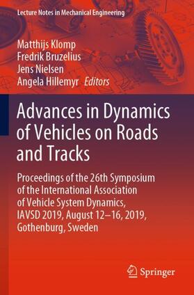 Klomp / Hillemyr / Bruzelius |  Advances in Dynamics of Vehicles on Roads and Tracks | Buch |  Sack Fachmedien