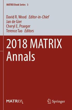 de Gier / Tao / Praeger |  2018 MATRIX Annals | Buch |  Sack Fachmedien