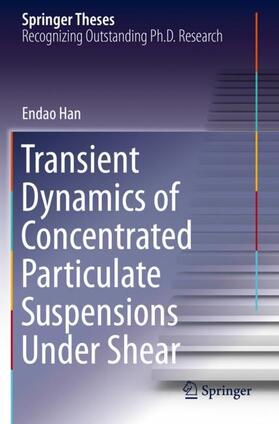 Han |  Transient Dynamics of Concentrated Particulate Suspensions Under Shear | Buch |  Sack Fachmedien
