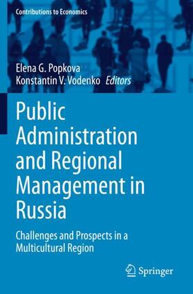 Vodenko / Popkova |  Public Administration and Regional Management in Russia | Buch |  Sack Fachmedien