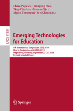 Popescu / Hao / Hsu |  Emerging Technologies for Education | eBook | Sack Fachmedien