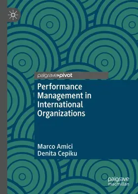 Cepiku / Amici |  Performance Management in International Organizations | Buch |  Sack Fachmedien