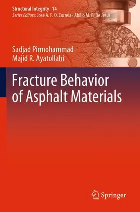 Ayatollahi / Pirmohammad |  Fracture Behavior of Asphalt Materials | Buch |  Sack Fachmedien