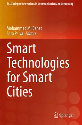 Paiva / Banat |  Smart Technologies for Smart Cities | Buch |  Sack Fachmedien