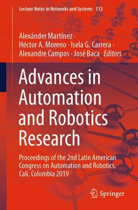 Martínez / Moreno / Baca |  Advances in Automation and Robotics Research | Buch |  Sack Fachmedien