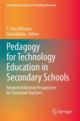 Barlex / Williams |  Pedagogy for Technology Education in Secondary Schools | Buch |  Sack Fachmedien