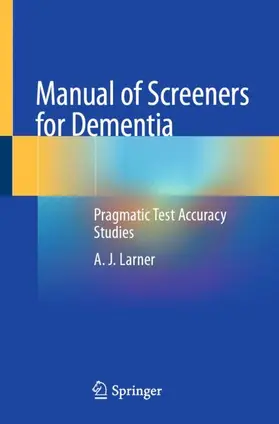 Larner |  Manual of Screeners for Dementia | Buch |  Sack Fachmedien