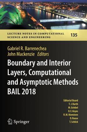 Mackenzie / Barrenechea |  Boundary and Interior Layers, Computational and Asymptotic Methods BAIL 2018 | Buch |  Sack Fachmedien