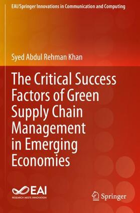 Khan |  The Critical Success Factors of Green Supply Chain Management in Emerging Economies | Buch |  Sack Fachmedien