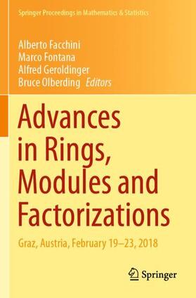 Facchini / Fontana / Geroldinger |  Advances in Rings, Modules and Factorizations | Buch |  Sack Fachmedien