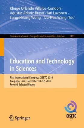 Villalba-Condori / Aduríz-Bravo / Wang |  Education and Technology in Sciences | Buch |  Sack Fachmedien