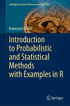 Stapor |  Introduction to Probabilistic and Statistical Methods with Examples in R | Buch |  Sack Fachmedien