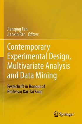Pan / Fan |  Contemporary Experimental Design, Multivariate Analysis and Data Mining | Buch |  Sack Fachmedien