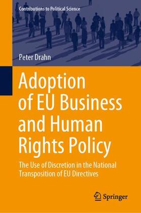 Drahn |  Adoption of EU Business and Human Rights Policy | Buch |  Sack Fachmedien
