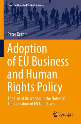 Drahn |  Adoption of EU Business and Human Rights Policy | Buch |  Sack Fachmedien